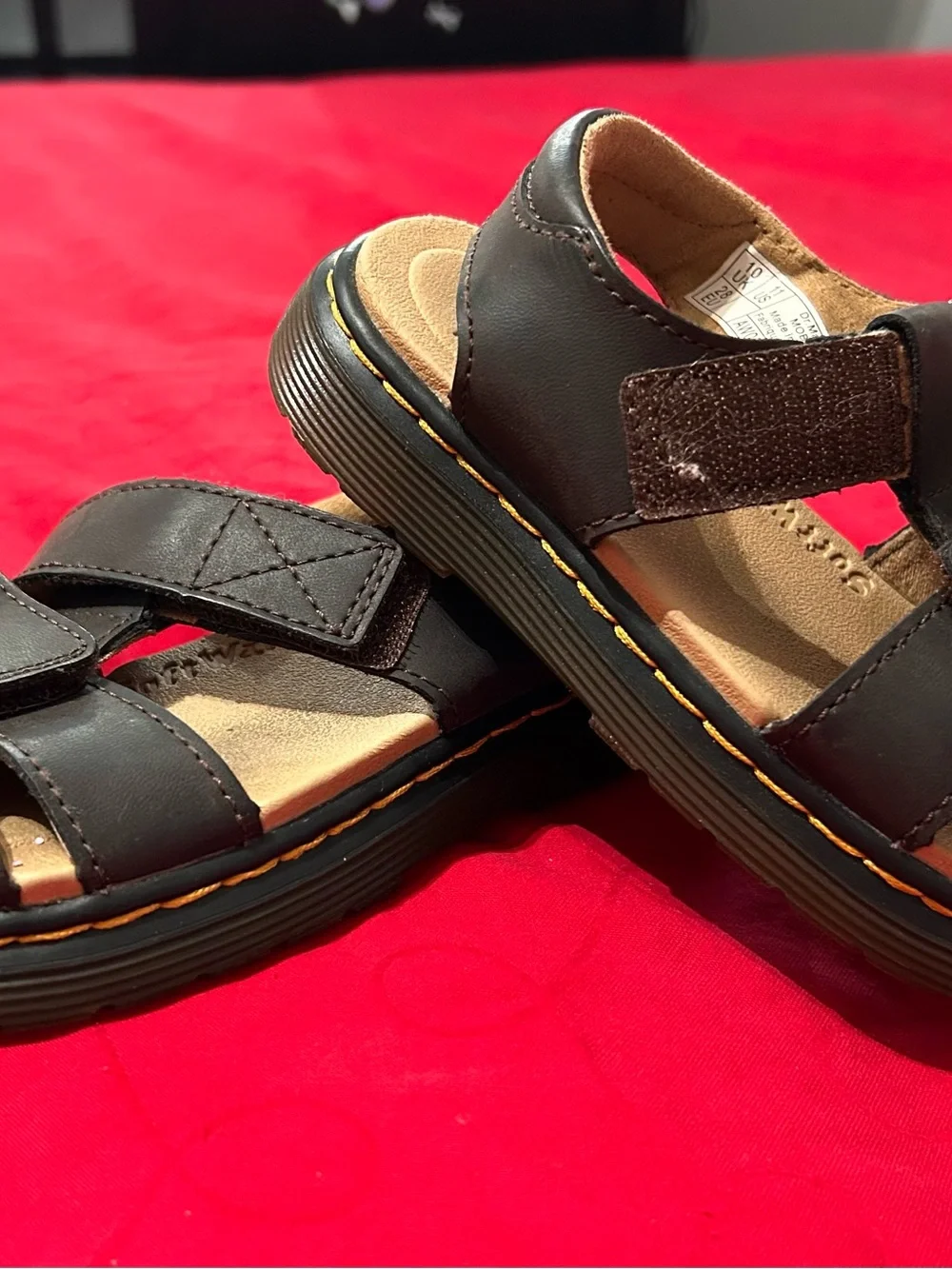 Dr. Martens Boys Toddler Size 11 Moby II J Sandals
